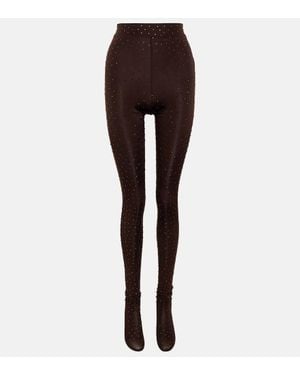 Alex Perry Strumpfhose Rane Aus Jersey - Braun