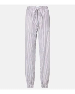 パンツ The Attico Acetate Viscose Jersey Joggers With Embossed Logo The Attico Track pants and sweatpants for Women | Online