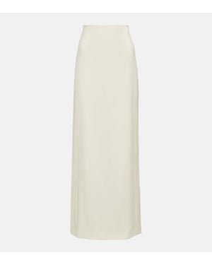 Wardrobe NYC Virgin Wool Maxi Skirt - White