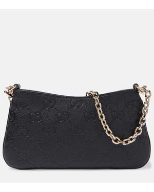 Gucci Borsa A Spalla Gg Mini - Nero