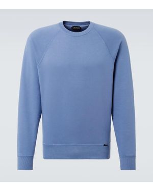 Tom Ford Cotton-Blend Jumper - Blue