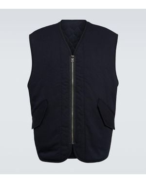Frankie Shop Gilet Reversibile Lant - Blu
