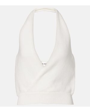 AYA MUSE Top Aus Einem Baumwollgemisch - Weiß