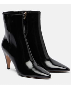 Gianvito Rossi Botines Amelia 85 De Charol - Negro