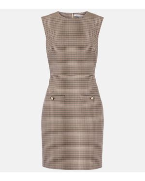 Veronica Beard Houndstooth Minidress - Grey