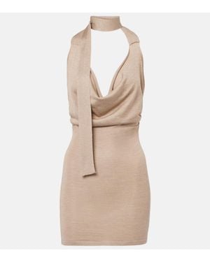 AYA MUSE Robe Evo En Soie Et Cachemire - Neutre