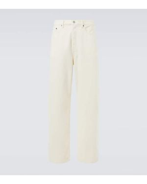 FRAME I Jeans Baggy A Vita Alta E Gamba Larga - Bianco