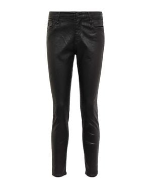 AG Jeans Farrah High-rise Skinny Pants - Black