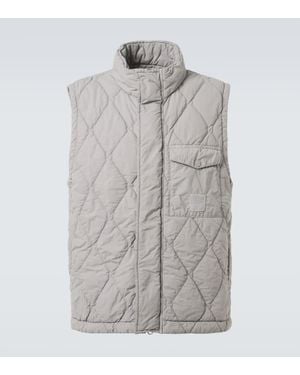 Stone Island Wattierte Weste Ghost - Grau