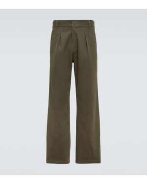 GR10K Cargohose Boot Aus Baumwoll-Twill - Grün