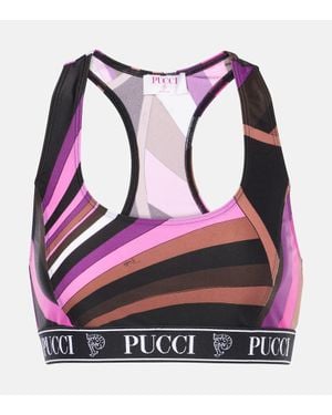 Emilio Pucci Iride Sports Bra - Pink
