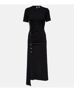 Rabanne Pleated Dress - Black