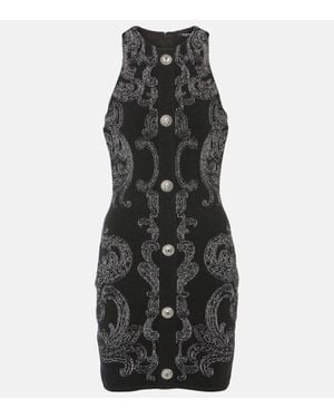 Balmain Black Cotton Dress