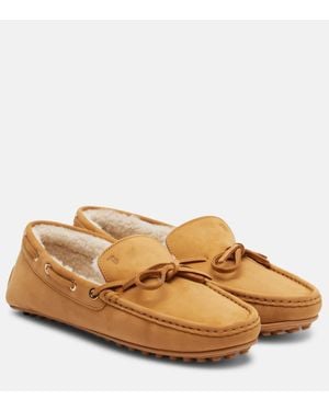 Tod's Mokassins Winter Gommino Aus Leder - Braun