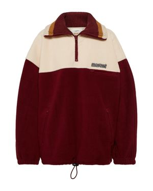 Isabel Marant Sweat-shirt Mamet a logo - Rouge