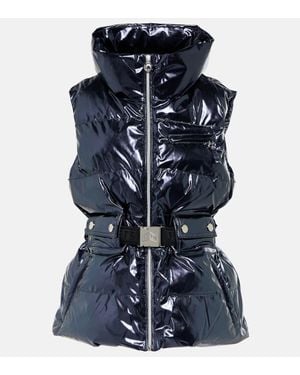 Jet Set Clara Met Puffer Vest - Blue