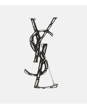 Saint Laurent Brosche Opyum Ysl - Schwarz