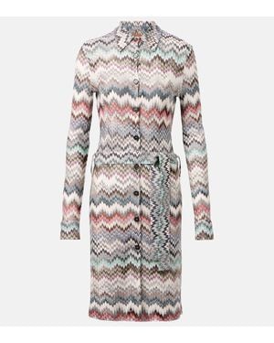 Missoni Zigzag Shirt Dress - Multicolor