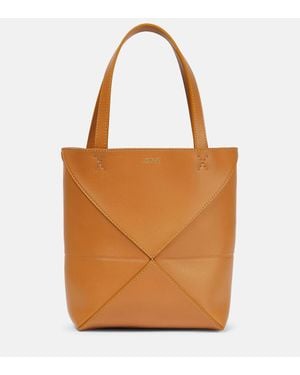 Loewe Borsa Puzzle Fold Mini - Marrone