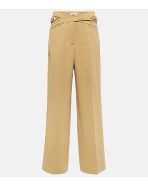 Dion Lee Pantaloni Interlock A Gamba Larga - Neutro