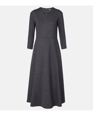 ワンピースその他 Max Mara Midi shirt dress in coffee colour Gabardine wool shirt dress, kaki | Weekend Max Mara
