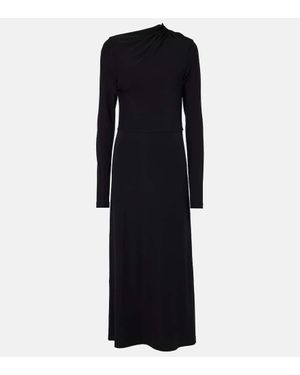 TOTEME Jersey Draped Dress - Black