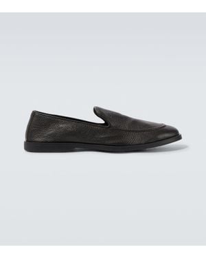 George Cleverley Cornwall Leather Loafers - Black