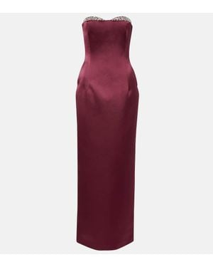 The New Arrivals Ilkyaz Ozel Vestido De Fiesta Noelie De Saten - Rojo