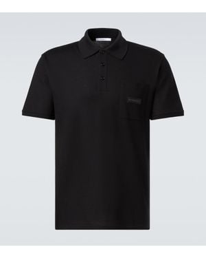 Givenchy Polohemd Aus Baumwoll-Pique - Schwarz