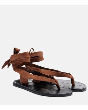 A.Emery Sandalen Elmer Aus Veloursleder - Braun