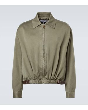 Loewe Blouson Aus Baumwolle - Grün