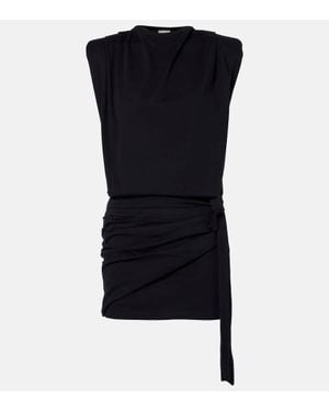 Isabel Marant Minikleid Marielle Aus Baumwolle - Schwarz