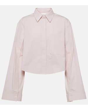 Victoria Beckham Camicia Cropped - Rosa