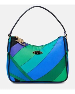 PUCCI Schultertasche Yummy Mit Leder - Blau