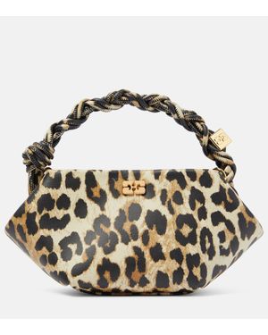 Ganni Borsa A Spalla Bou Mini - Metallizzato