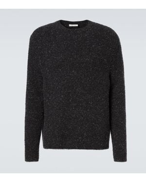 The Row Aksel Cashmere-Blend Sweater - Black