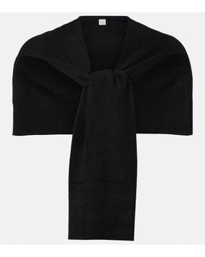 TOTEME Cashmere Scarf - Black