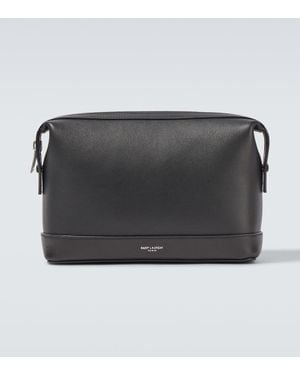 Saint Laurent Etui Small Aus Leder - Schwarz