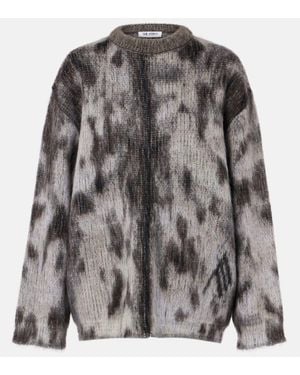 The Attico Bedruckter Pullover Aus Jacquard - Grau