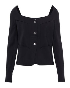 Coperni Crepe Jacket - Black