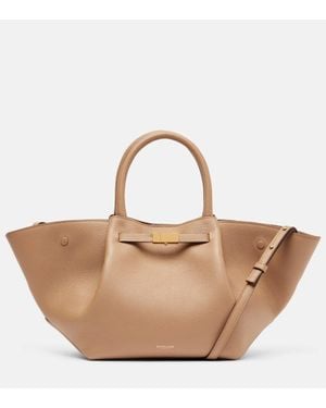 DeMellier London New York Midi Leather Tote Bag - Natural