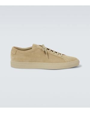 Common Projects Sneakers Achilles Aus Veloursleder - Natur