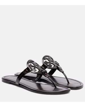 Tory Burch Sandalias Miller De Piel - Blanco
