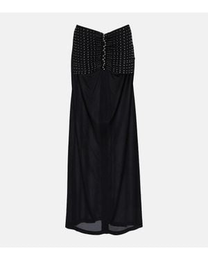 Rabanne Embellished Maxi Skirt - Black