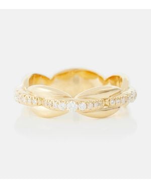 Melissa Kaye Ring Ada Aus 18Kt Gelbgold Mit Diamanten - Mettallic