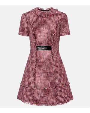 Safiyaa Minikleid Aus Tweed - Rot