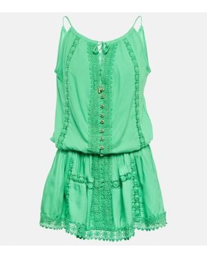 Melissa Odabash Miniabito Chelsea Con Fiocco - Verde