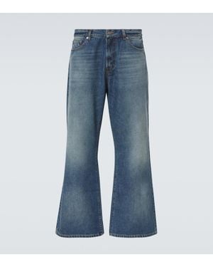 ERL Mid-Rise Flared Jeans - Blau