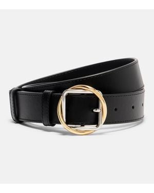 Jacquemus Salon Leather Belt - Black