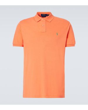 Polo Ralph Lauren Cotton Pique Polo Shirt - Orange